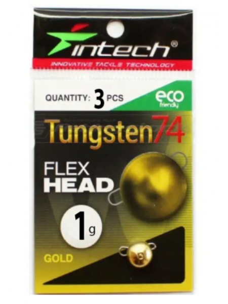 Розбірний груз Intech Tungsten 74 Gold 1.0g (1шт)