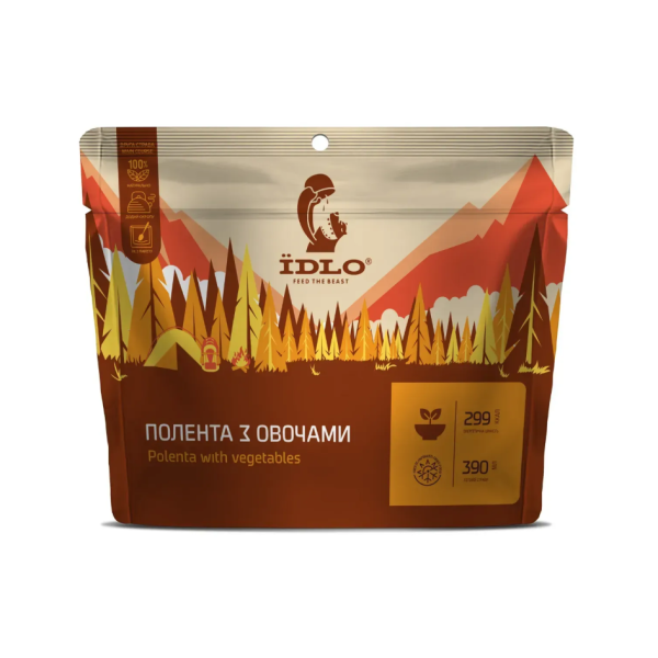 Полента IDLO з овочами