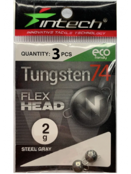 Розбірний груз Intech Tungsten 74 Steel Gray 2.0g (1шт)