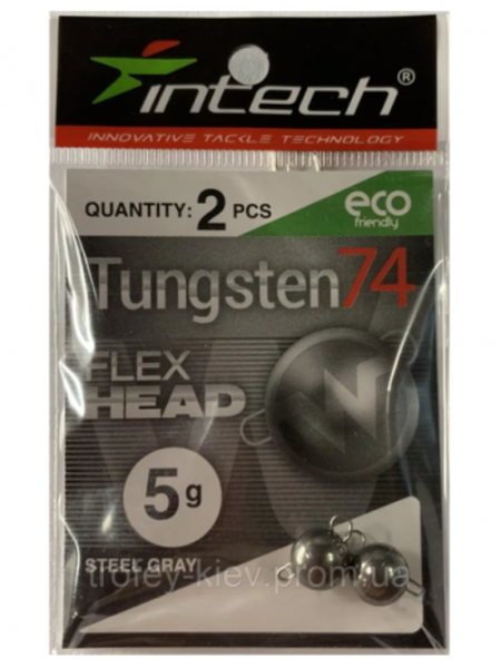 Розбірний груз Intech Tungsten 74 Steel Gray 5.0g (1шт)