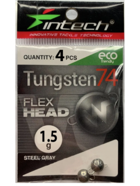 Розбірний груз Intech Tungsten 74 Steel Gray 1.5g (1шт)