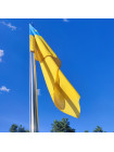 Флагшток із прапором України Flagpole з нержавіючої сталі, 3 м