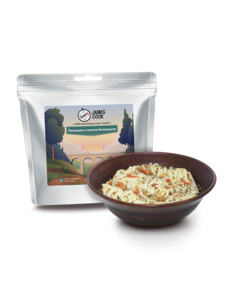 Лапша JamesCook с соусом Болоньезе