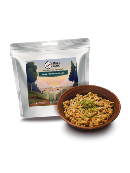 Каша JamesCook гречневая с говядиной
