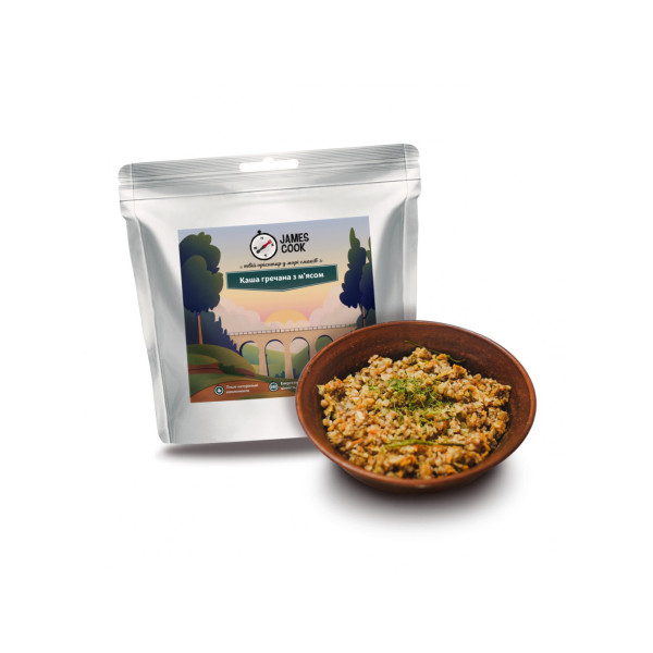 Каша JamesCook гречневая с говядиной