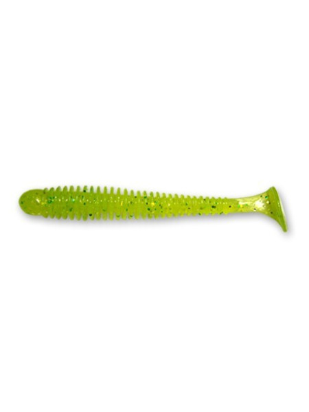 Виброхвост Crazy Fish Vibro Worm 3.4" 8,5 см киви кальмар 5шт (12-85-20-6)
