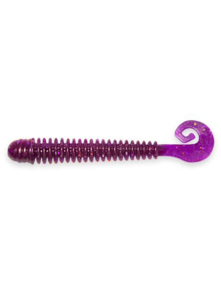 Твистер Crazy Fish Active Slug 2.8" 7.1см сиреневый рыба 8шт (2-71-2-2)