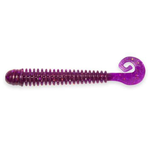 Твистер Crazy Fish Active Slug 2.8" 7.1см сиреневый рыба 8шт (2-71-2-2)