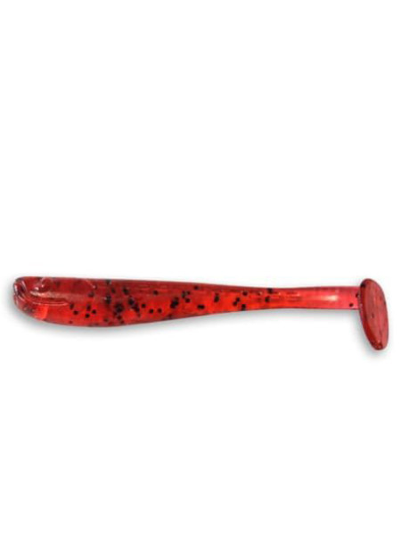 Виброхвост Crazy Fish Nano Minnow 1.6" 4см рубиновый креветка 8шт (6-4-11-4)