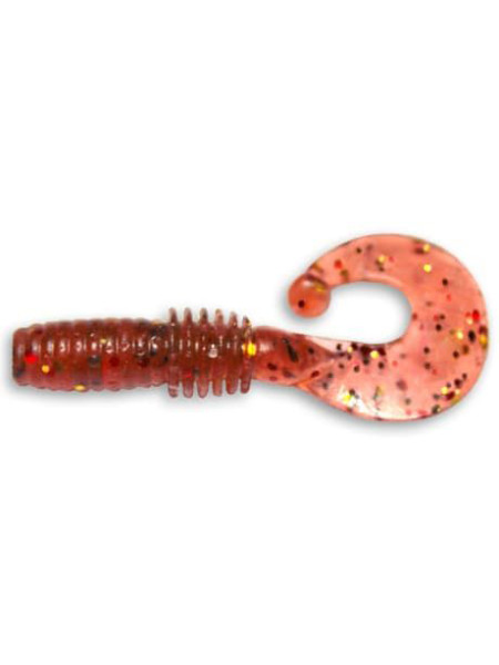 Твистер Crazy Fish Power Mаce 1.6" 4см красный чай кальмар 8шт (10-4-15-6)