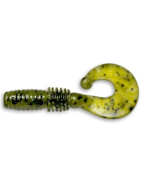 Твистер Crazy Fish Power Mаce 1.6" 4см арбузный кальмар 8шт (10-4-16-6)