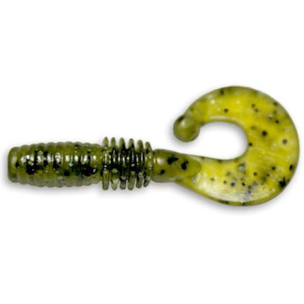 Твистер Crazy Fish Power Mаce 1.6" 4см арбузный кальмар 8шт (10-4-16-6)