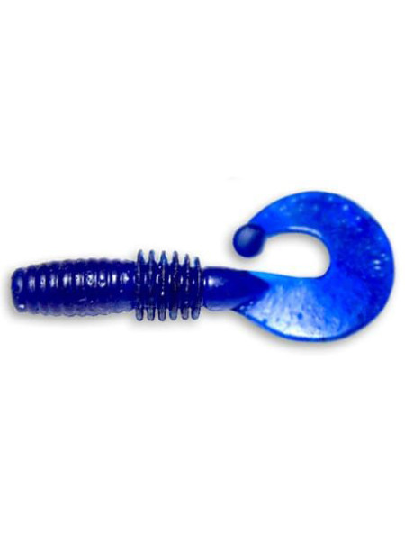 Твистер Crazy Fish Power Mаce 1.6" 4см сапфир кальмар 8шт (10-4-24-6)