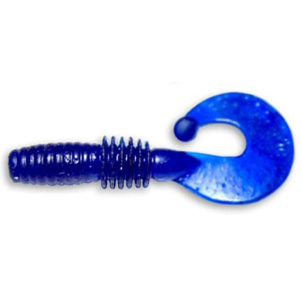 Твистер Crazy Fish Power Mаce 1.6" 4см сапфир кальмар 8шт (10-4-24-6)