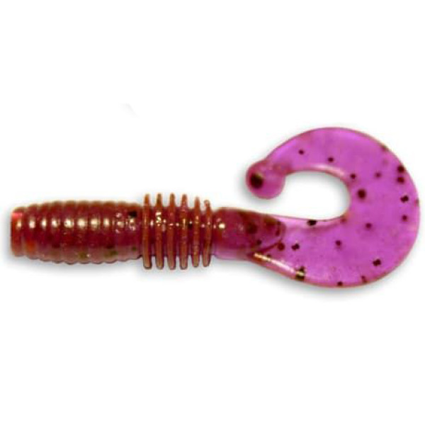 Твистер Crazy Fish Power Mаce 1.6" 4см ультрафиолетовый рыба 8шт (10-4-12-2)