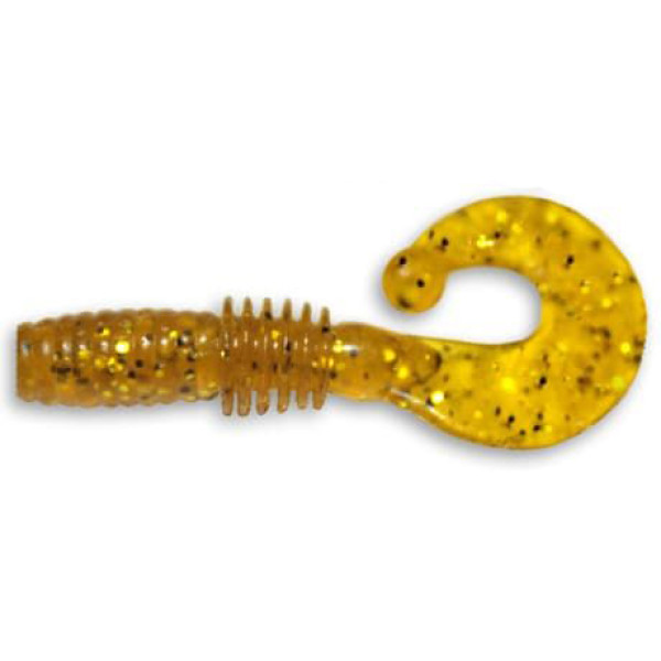 Твистер Crazy Fish Power Mаce 1.6" 4см карамельный кальмар 8шт (10-4-9-6)