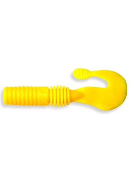 Твистер Crazy Fish Powertail 2.8" 7 см банановый кальмар 5шт (4-7-3-6)