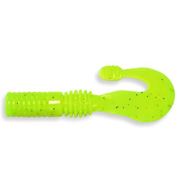 Твистер Crazy Fish Powertail 2.8" 7 см салатовый кальмар 5шт (4-7-6-6)