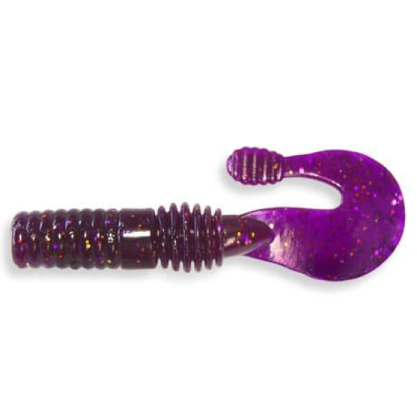 Твистер Crazy Fish Powertail 2.8" 7 см сиреневый рыба 5шт (4-7-2-2)
