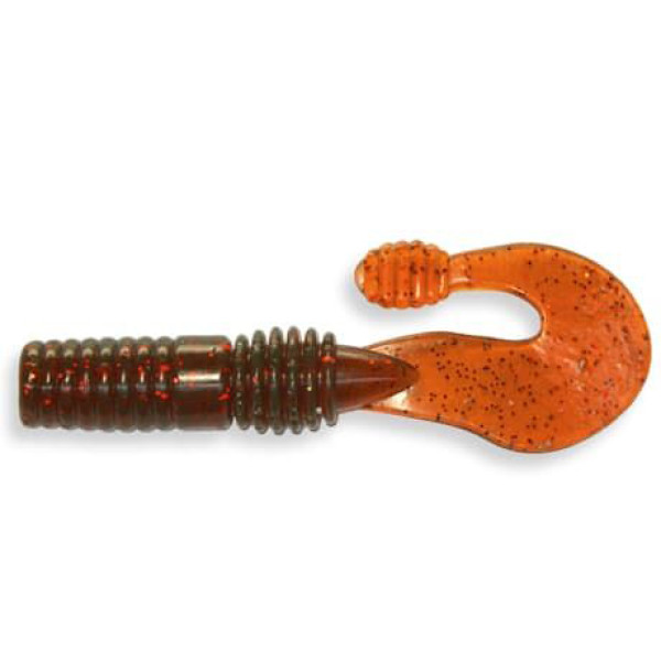 Твистер Crazy Fish Powertail 2.8" 7 см моторное масло жареная рыба 5шт (4-7-10-3)