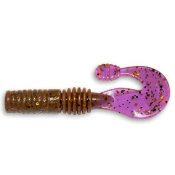 Твистер Crazy Fish Powertail 2.8" 7 см ультрафиолетовый кальмар 5шт (4-7-12-6)