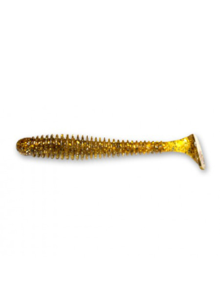 Виброхвост Crazy Fish Vibro Worm 3.4" 8,5 см карамель кальмар 5шт (12-85-9-6)