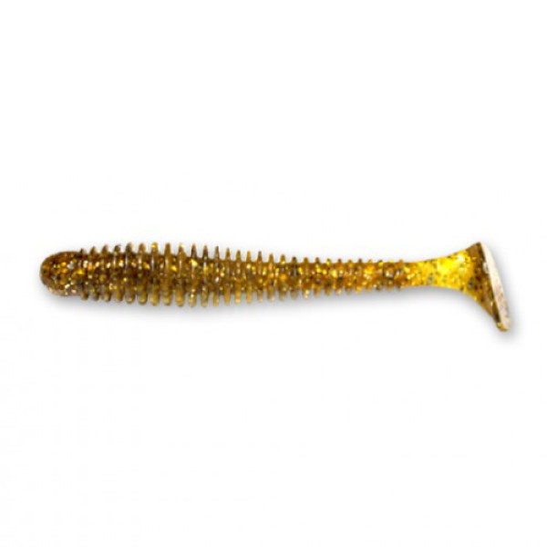 Виброхвост Crazy Fish Vibro Worm 3.4" 8,5 см карамель кальмар 5шт (12-85-9-6)