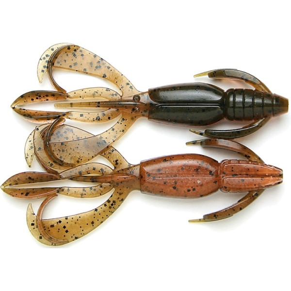 Силикон Keitech Crazy Flapper 2.8" 438 Green Pumpkin Fire