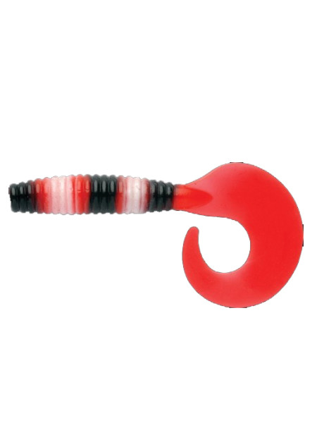 Твистер WAKE 4,5"Grub Dark Clown 721 1шт