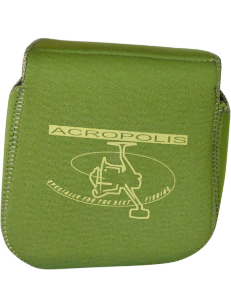 Чехол Acropolis ФБК-5н для безынерционной катушки неопреновый зеленый