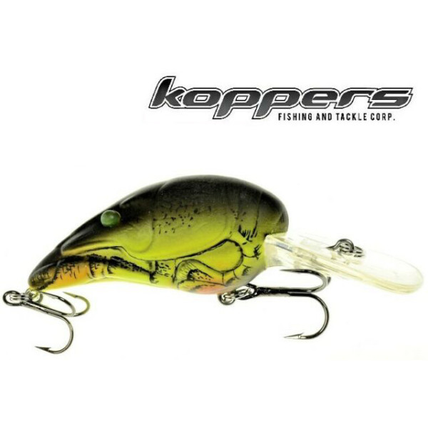 Воблер Koppers LiveTarget Crawfish 0'-1' (Mustard/Brown)