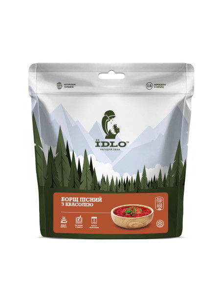 Борщ пісний IDLO з квасолею