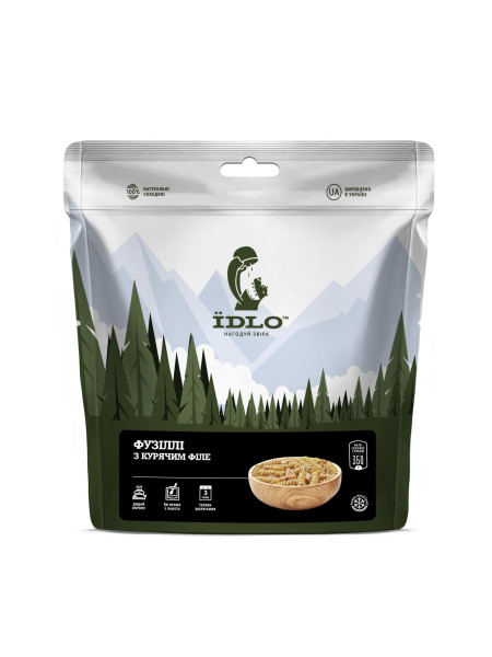 Фузіллі IDLO з курячим філе