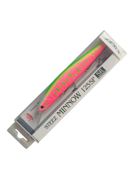 Воблер Daiwa Steez Minnow 125SP SR Pink Tiger