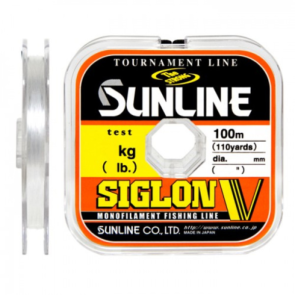 Волосінь Sunline Siglon V 100м 0.185мм 3,5кг 7lb
