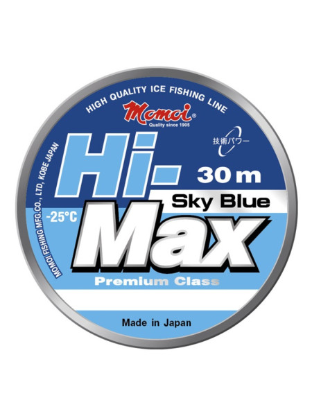 Волосінь Momoi Hi-MAX Sky Blue 0,11 мм, 1,2 кг, 30 м