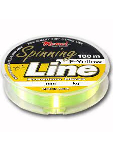 Волосінь Momoi Spinning Line F-Yellow 0.25мм 6,4кг 100m