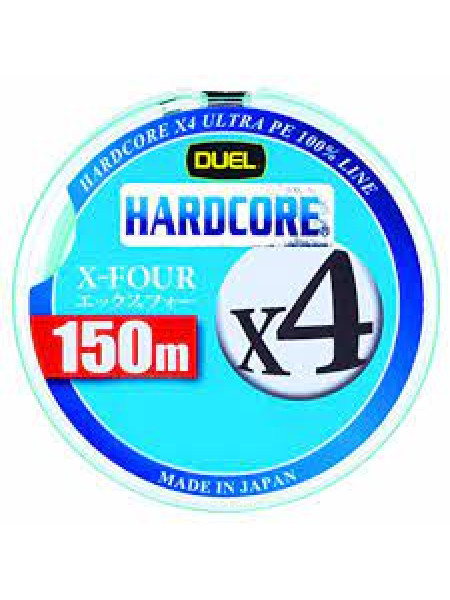 Шнур Duel Hardcore X4 150m 0.153мм 6.04kg White #0.8