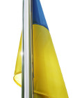 Металевий флагшток Flagpole 3 метра Економ (з прапором України)