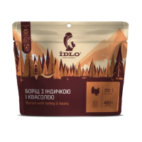 Борщ IDLO з індичкою і квасолею