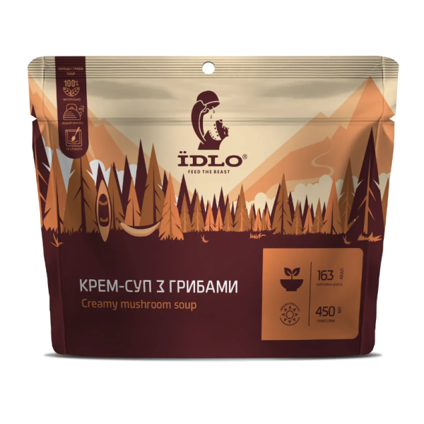 Крем-суп IDLO з грибами