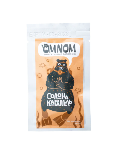 Батончик енергетичний Omnom IDLO солона карамель