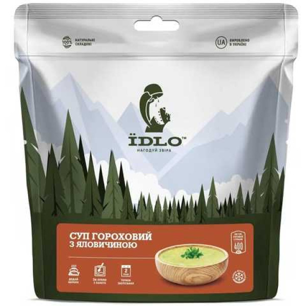 Суп гороховий IDLO з яловичиною