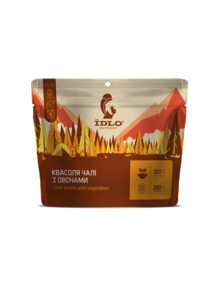Квасоля чалі IDLO з овочами