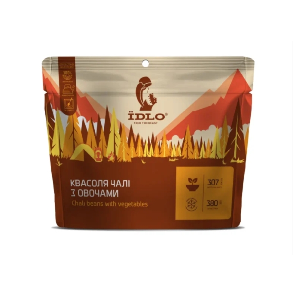 Квасоля чалі IDLO з овочами