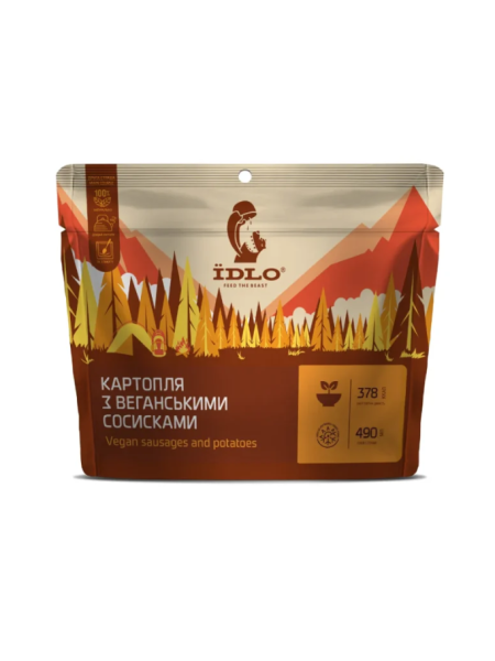 Картопля IDLO з веганськими сосисками