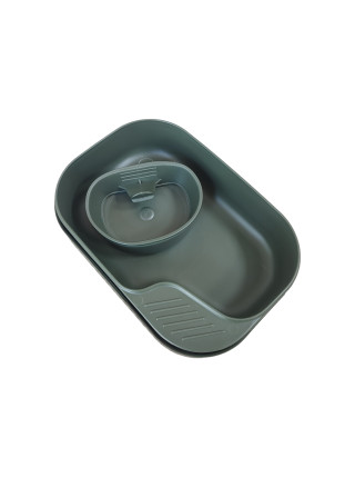 Посуд WILDO Camp-A-Box Basic, Olive Green