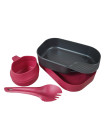 Набір посуду WILDO Camp-A-Box Light Green, Raspberry