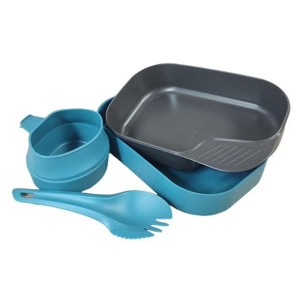 Набір посуду WILDO Camp-A-Box Light Green, Azure