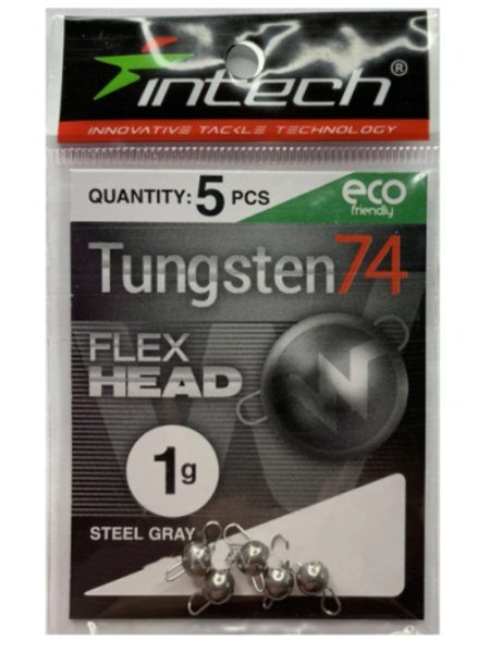 Розбірний груз Intech Tungsten 74 Steel Gray 1.0g (1шт)